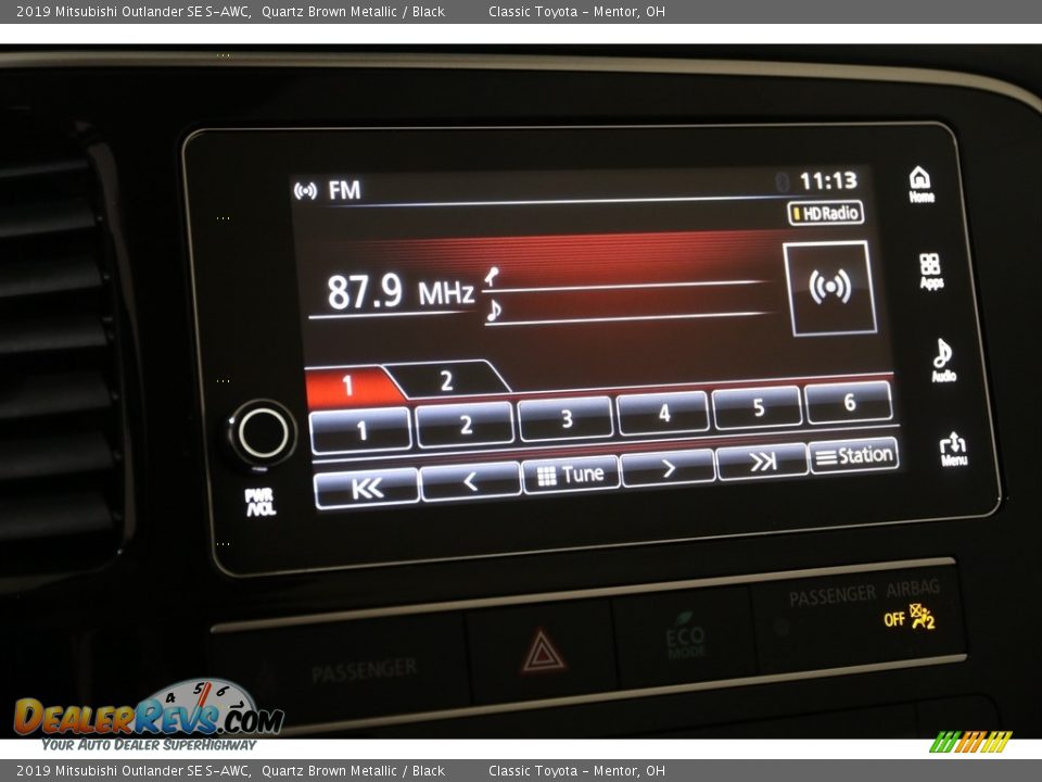 Audio System of 2019 Mitsubishi Outlander SE S-AWC Photo #16