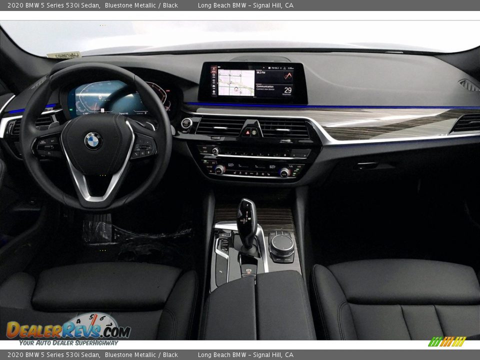 2020 BMW 5 Series 530i Sedan Bluestone Metallic / Black Photo #15