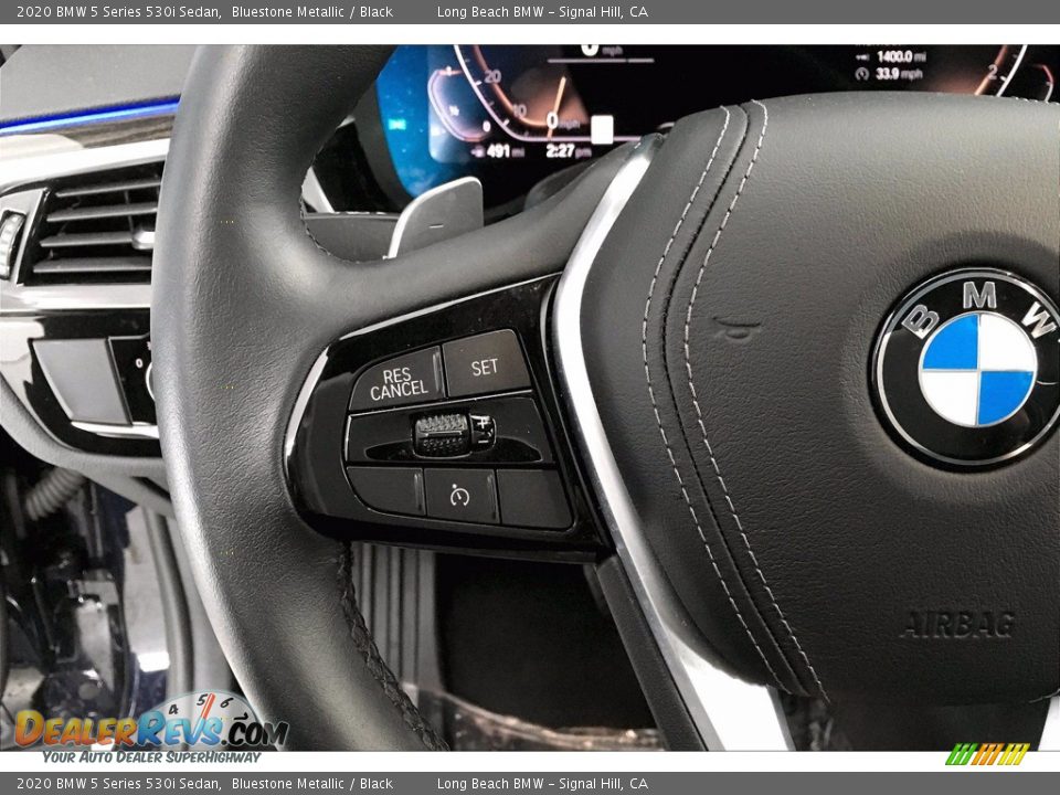 2020 BMW 5 Series 530i Sedan Bluestone Metallic / Black Photo #18