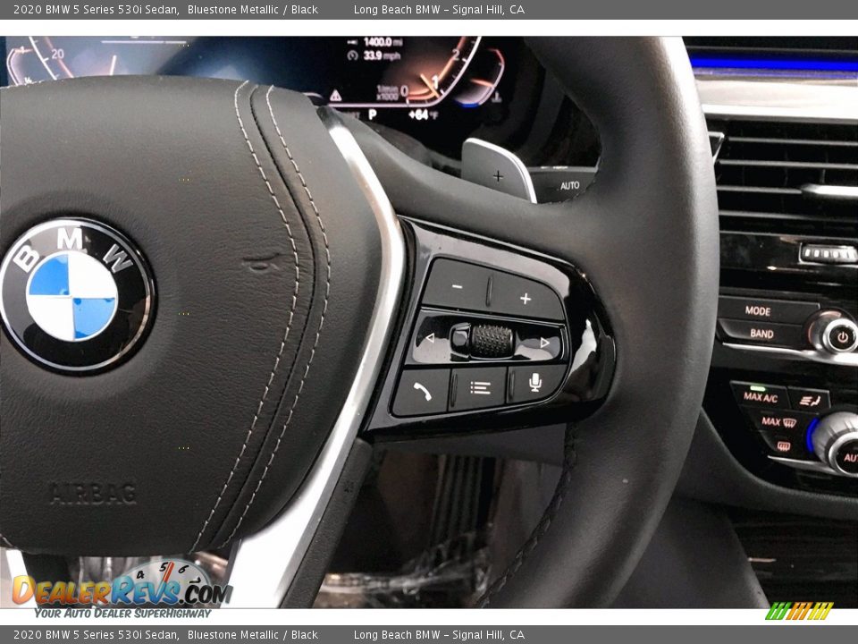 2020 BMW 5 Series 530i Sedan Bluestone Metallic / Black Photo #19