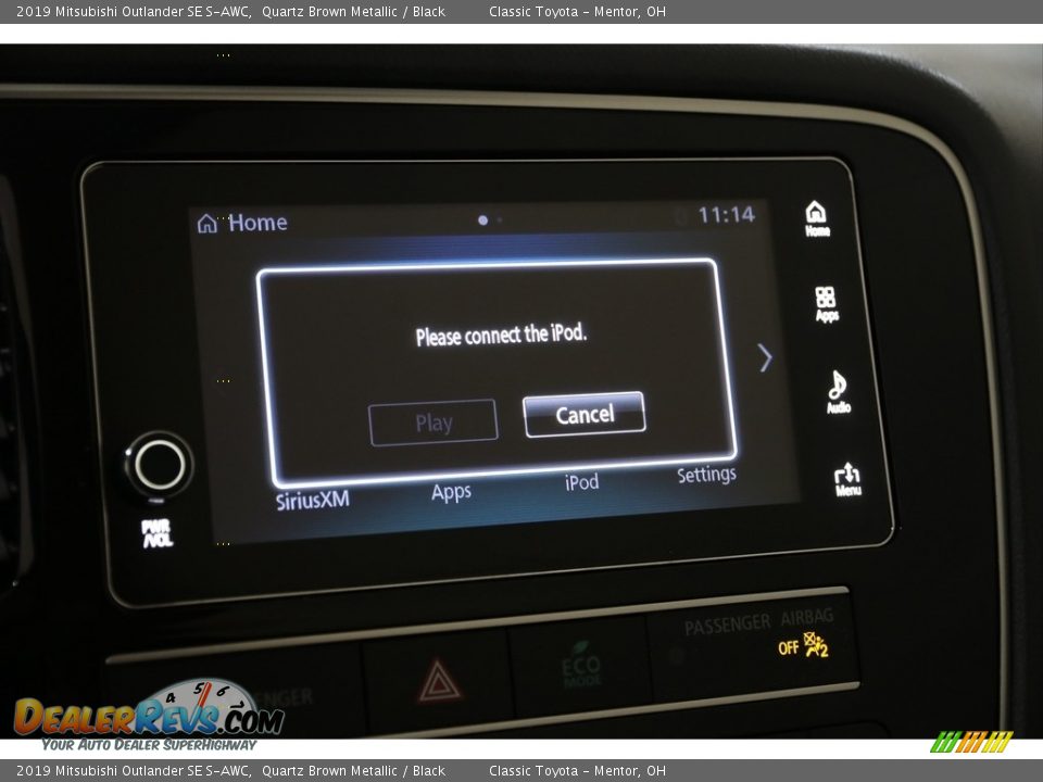 2019 Mitsubishi Outlander SE S-AWC Quartz Brown Metallic / Black Photo #22