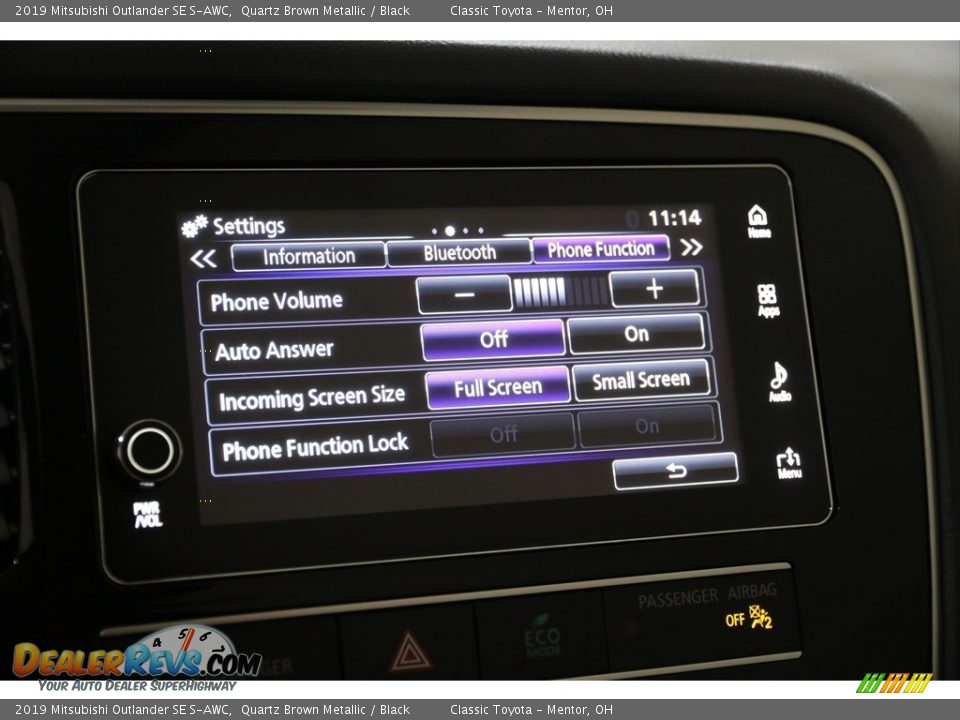 2019 Mitsubishi Outlander SE S-AWC Quartz Brown Metallic / Black Photo #23