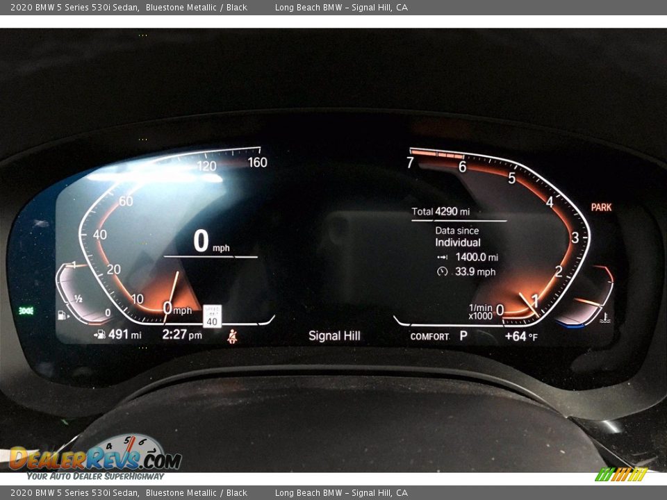 2020 BMW 5 Series 530i Sedan Bluestone Metallic / Black Photo #20