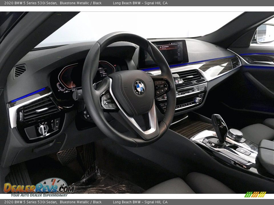 2020 BMW 5 Series 530i Sedan Bluestone Metallic / Black Photo #21