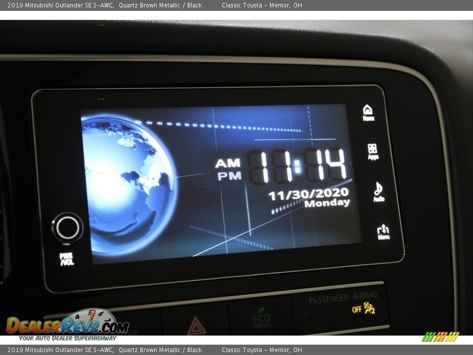 2019 Mitsubishi Outlander SE S-AWC Quartz Brown Metallic / Black Photo #26