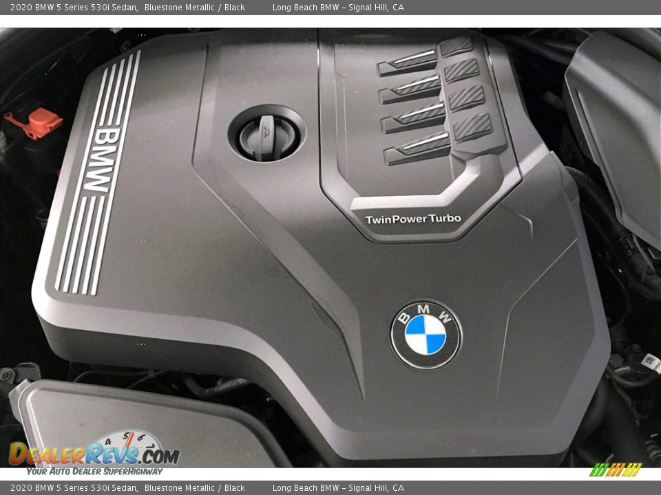 2020 BMW 5 Series 530i Sedan Bluestone Metallic / Black Photo #35
