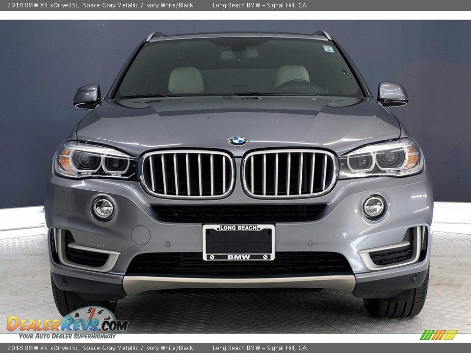 2018 BMW X5 xDrive35i Space Gray Metallic / Ivory White/Black Photo #2