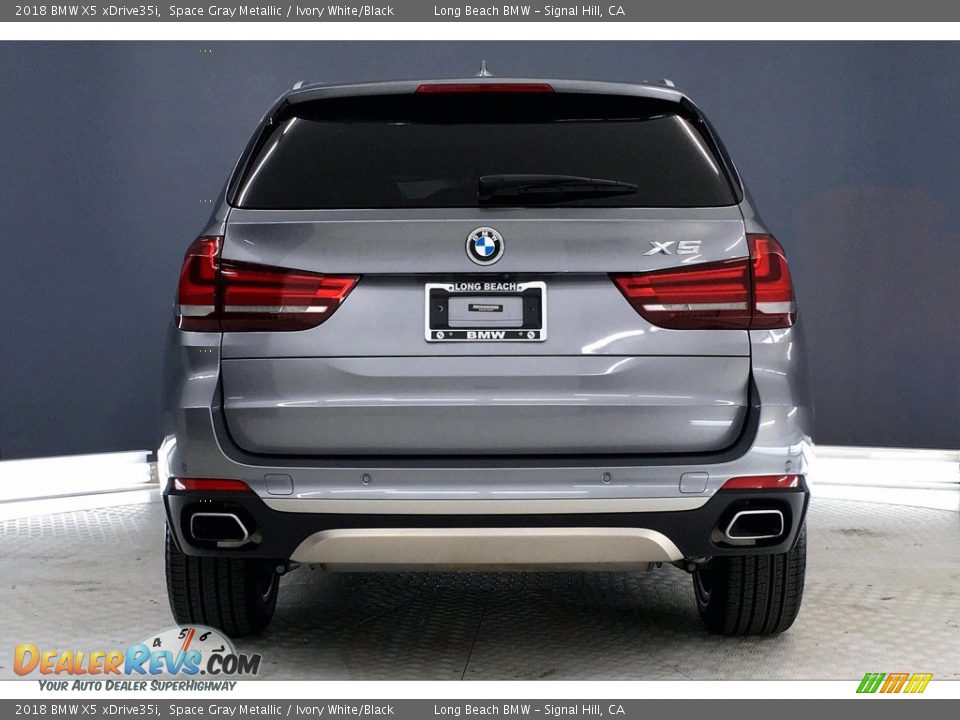 2018 BMW X5 xDrive35i Space Gray Metallic / Ivory White/Black Photo #3