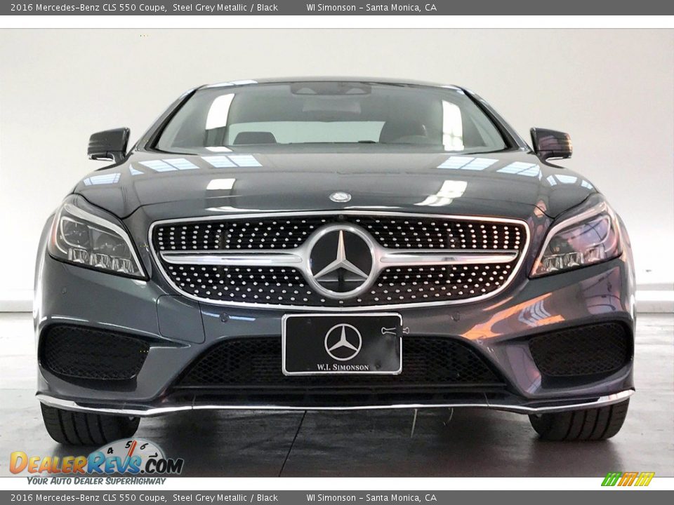2016 Mercedes-Benz CLS 550 Coupe Steel Grey Metallic / Black Photo #2