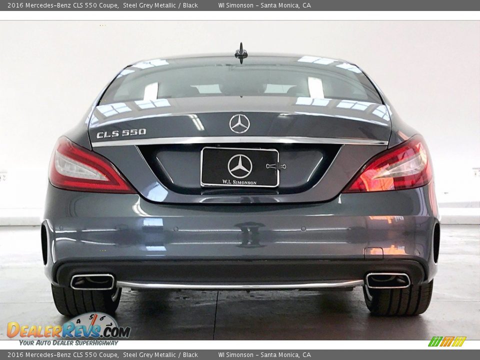 2016 Mercedes-Benz CLS 550 Coupe Steel Grey Metallic / Black Photo #3