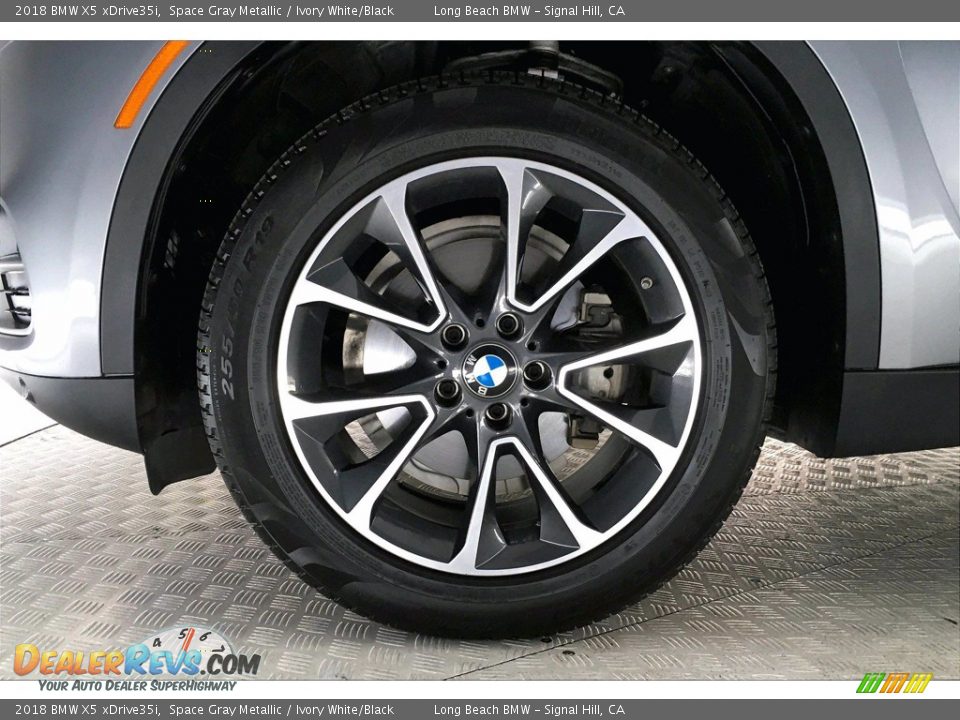 2018 BMW X5 xDrive35i Space Gray Metallic / Ivory White/Black Photo #8