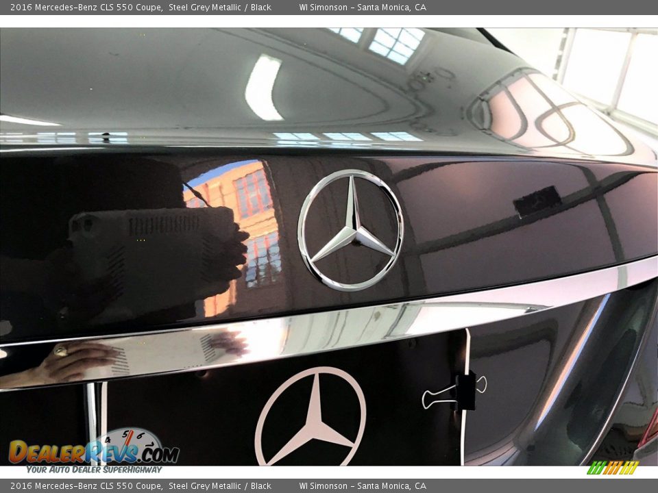 2016 Mercedes-Benz CLS 550 Coupe Steel Grey Metallic / Black Photo #7