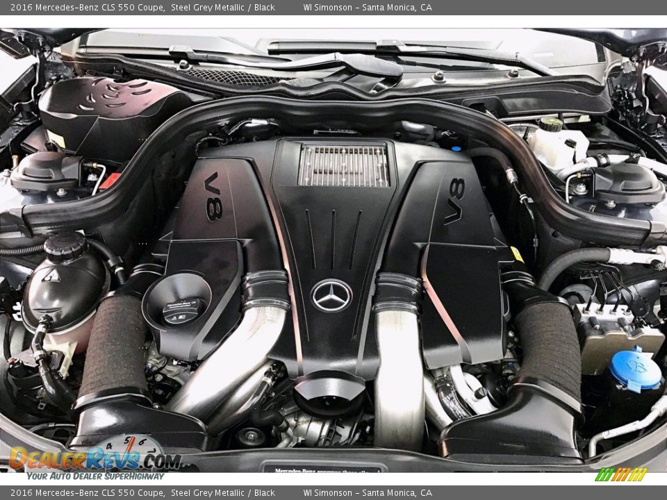 2016 Mercedes-Benz CLS 550 Coupe 4.7 Liter DI Twin-Turbocharged DOHC 32-Valve VVT V8 Engine Photo #9