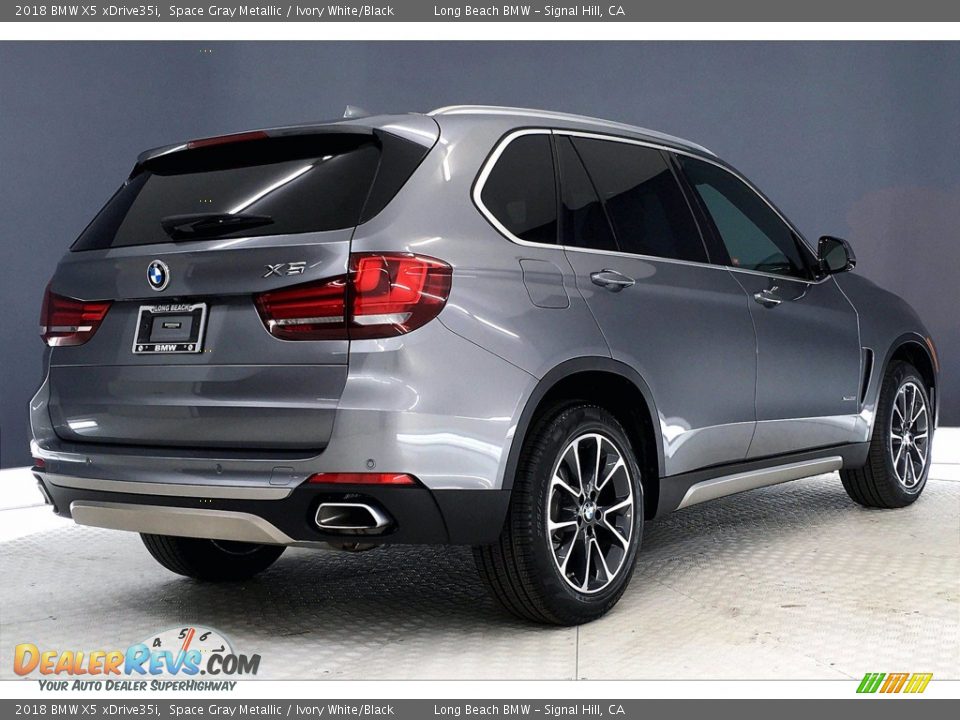 2018 BMW X5 xDrive35i Space Gray Metallic / Ivory White/Black Photo #13