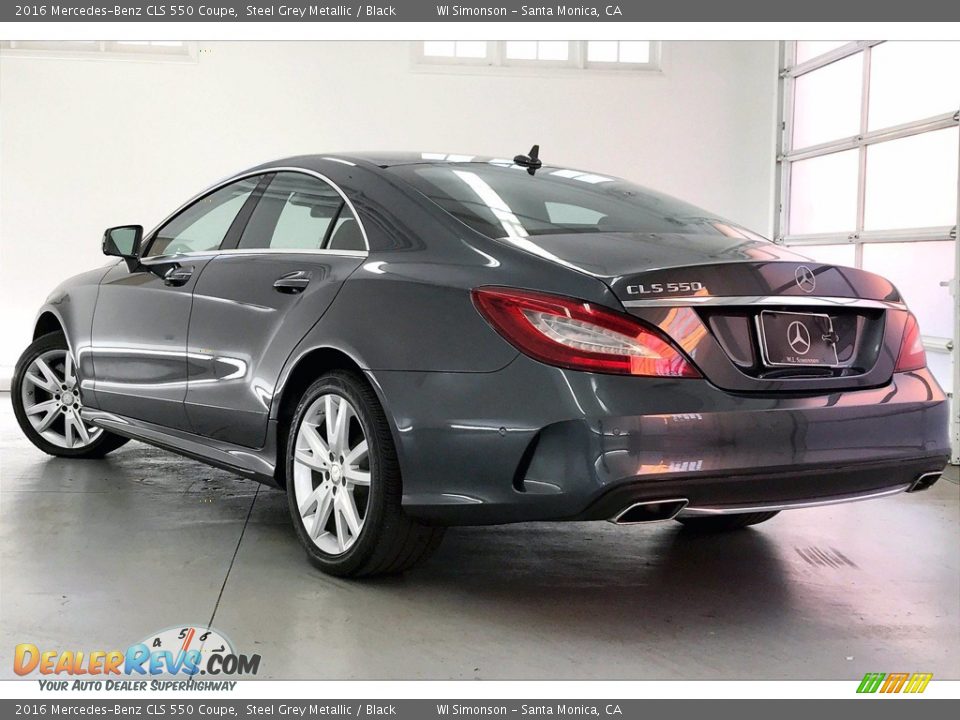 2016 Mercedes-Benz CLS 550 Coupe Steel Grey Metallic / Black Photo #10