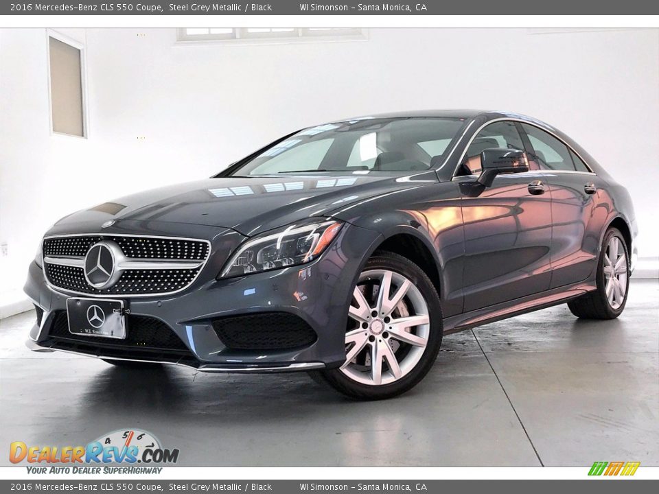 2016 Mercedes-Benz CLS 550 Coupe Steel Grey Metallic / Black Photo #12