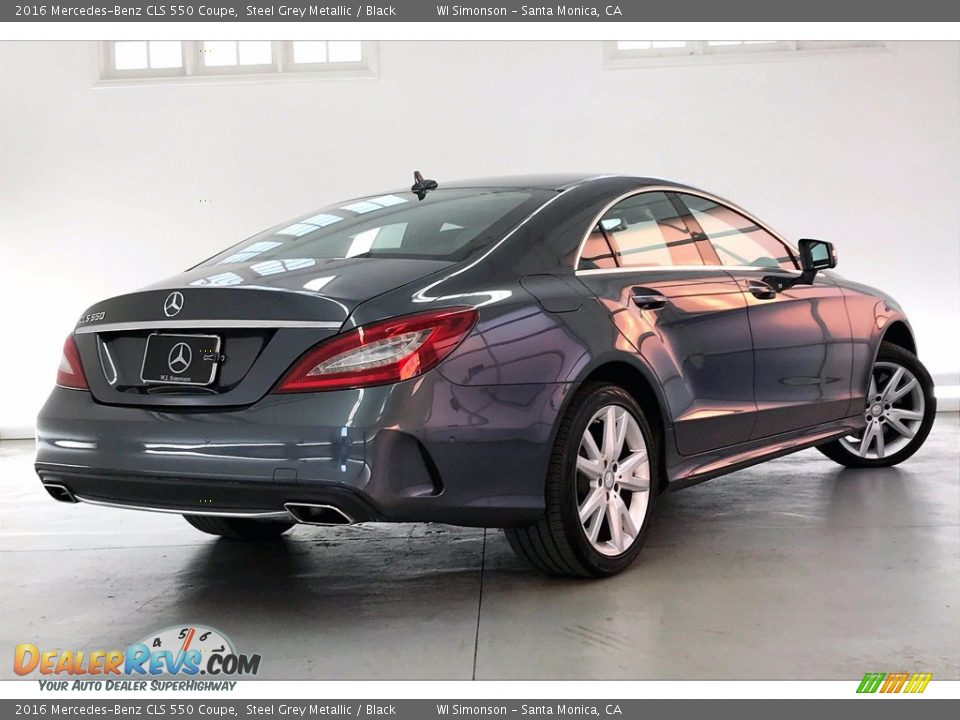 2016 Mercedes-Benz CLS 550 Coupe Steel Grey Metallic / Black Photo #13