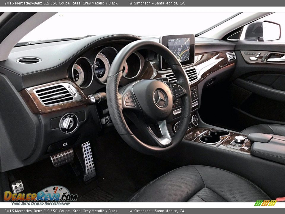 Black Interior - 2016 Mercedes-Benz CLS 550 Coupe Photo #14
