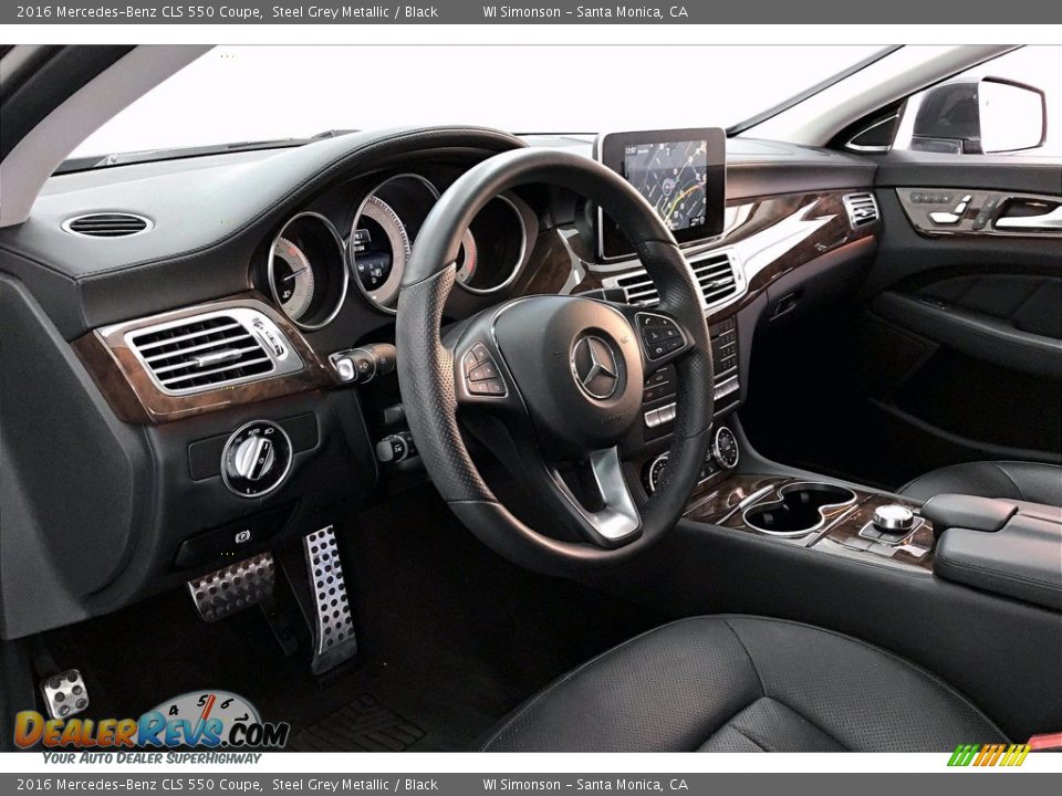 Black Interior - 2016 Mercedes-Benz CLS 550 Coupe Photo #14