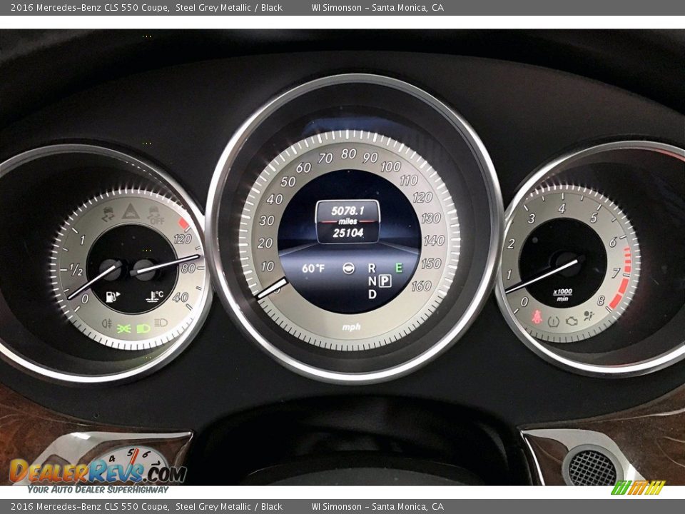 2016 Mercedes-Benz CLS 550 Coupe Gauges Photo #23