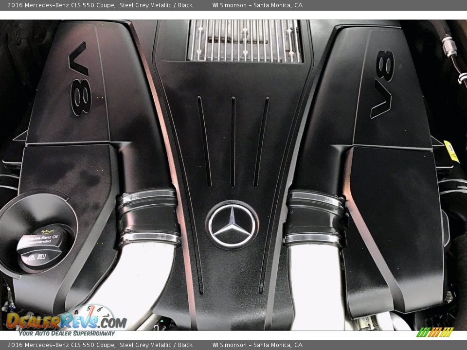 2016 Mercedes-Benz CLS 550 Coupe Steel Grey Metallic / Black Photo #32