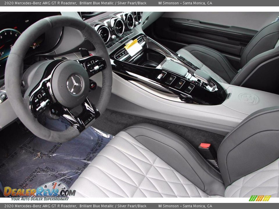 Silver Pearl/Black Interior - 2020 Mercedes-Benz AMG GT R Roadster Photo #8