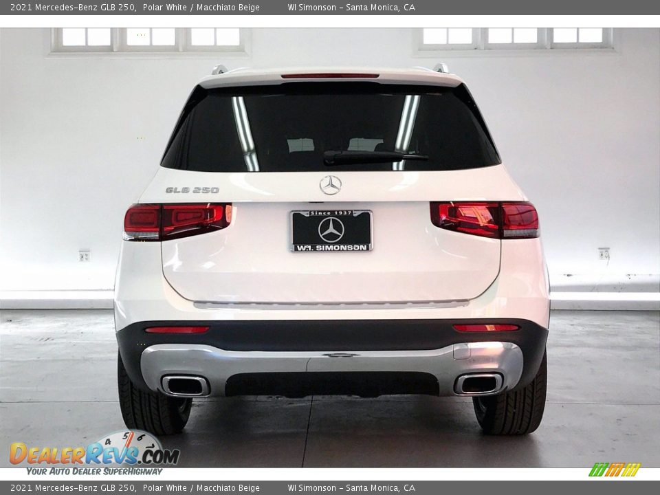 2021 Mercedes-Benz GLB 250 Polar White / Macchiato Beige Photo #3