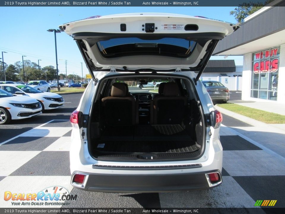 2019 Toyota Highlander Limited AWD Blizzard Pearl White / Saddle Tan Photo #5