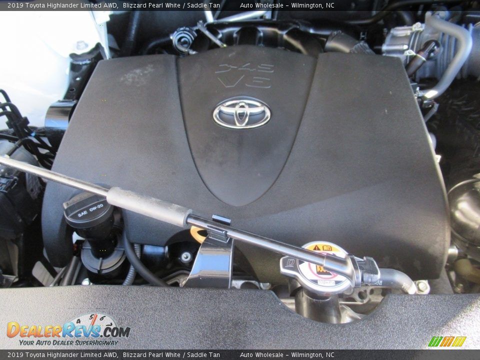 2019 Toyota Highlander Limited AWD Blizzard Pearl White / Saddle Tan Photo #6