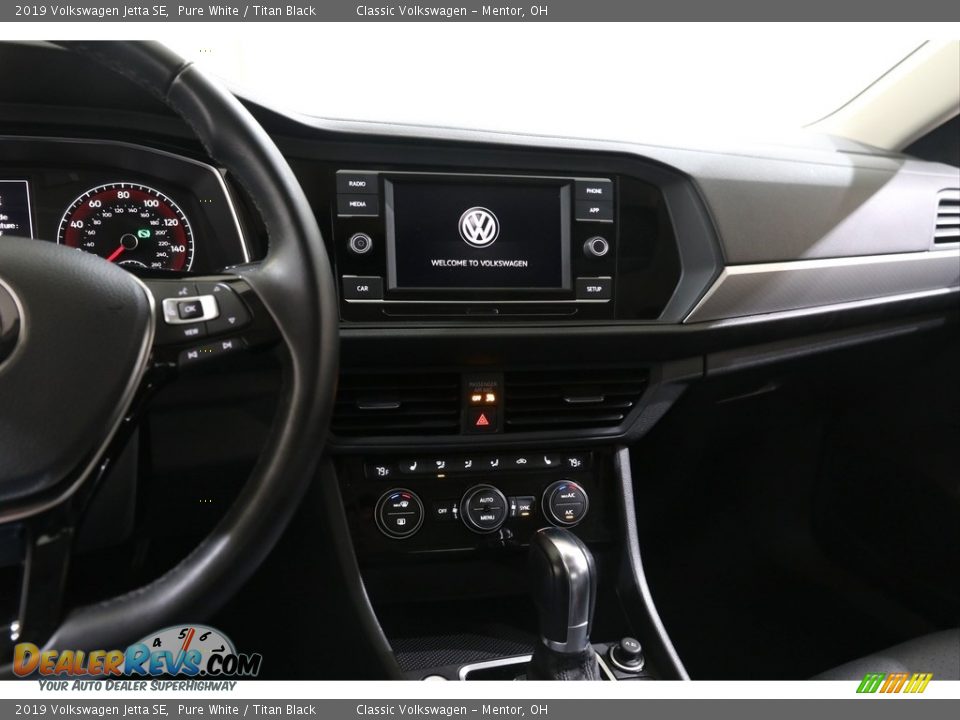 2019 Volkswagen Jetta SE Pure White / Titan Black Photo #9