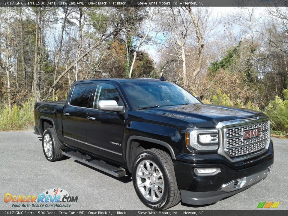 2017 GMC Sierra 1500 Denali Crew Cab 4WD Onyx Black / Jet Black Photo #5