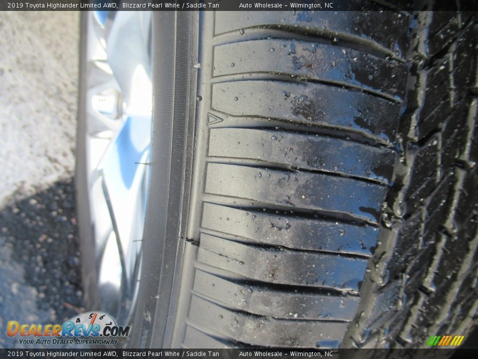 2019 Toyota Highlander Limited AWD Blizzard Pearl White / Saddle Tan Photo #8
