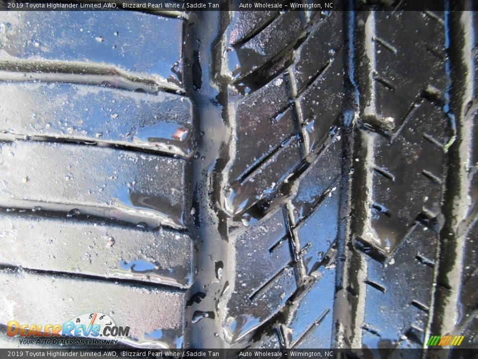 2019 Toyota Highlander Limited AWD Blizzard Pearl White / Saddle Tan Photo #9