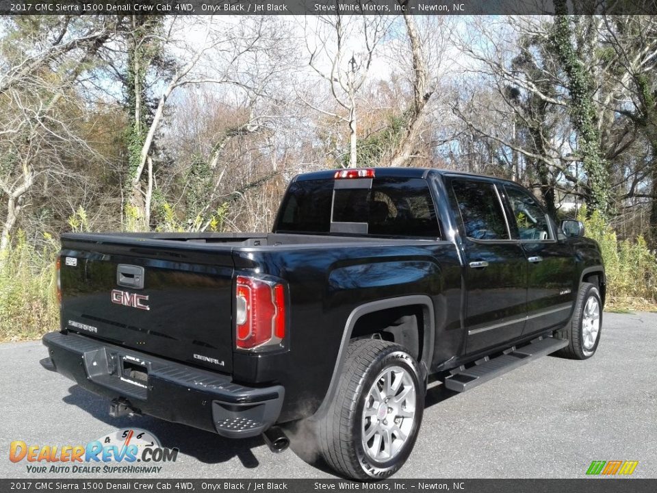 2017 GMC Sierra 1500 Denali Crew Cab 4WD Onyx Black / Jet Black Photo #7