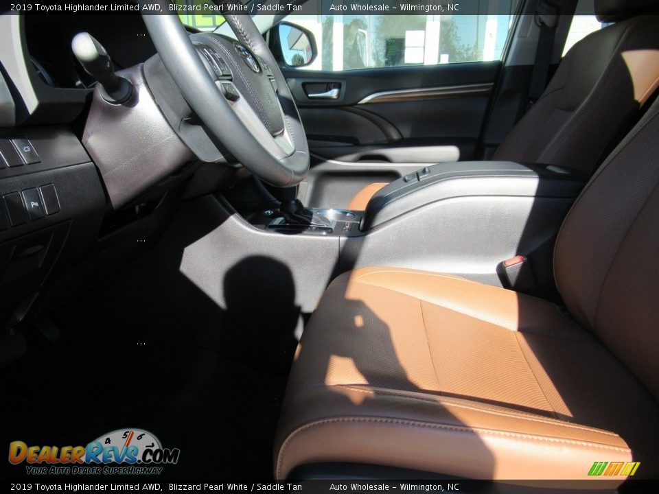 2019 Toyota Highlander Limited AWD Blizzard Pearl White / Saddle Tan Photo #10