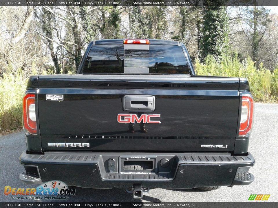 2017 GMC Sierra 1500 Denali Crew Cab 4WD Onyx Black / Jet Black Photo #8