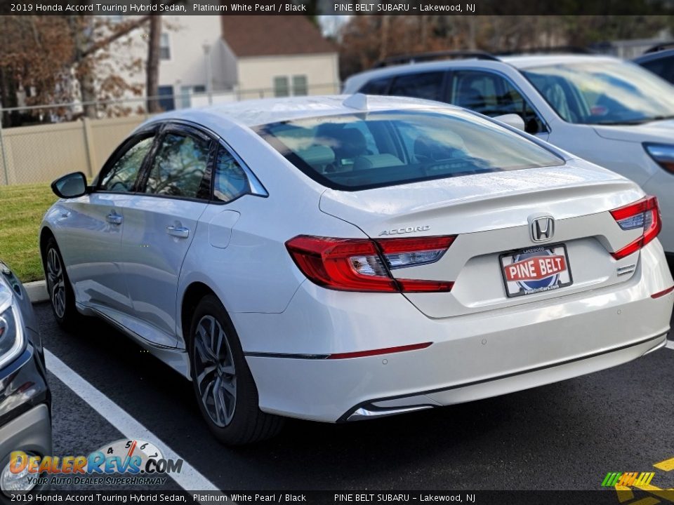 2019 Honda Accord Touring Hybrid Sedan Platinum White Pearl / Black Photo #4