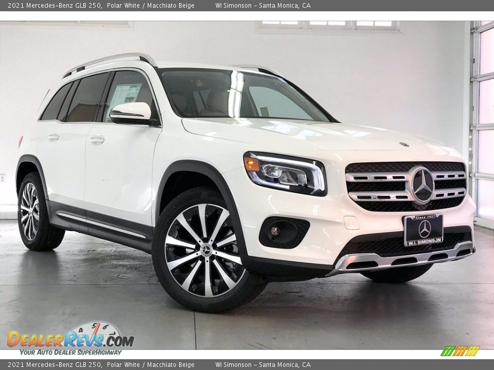 2021 Mercedes-Benz GLB 250 Polar White / Macchiato Beige Photo #12