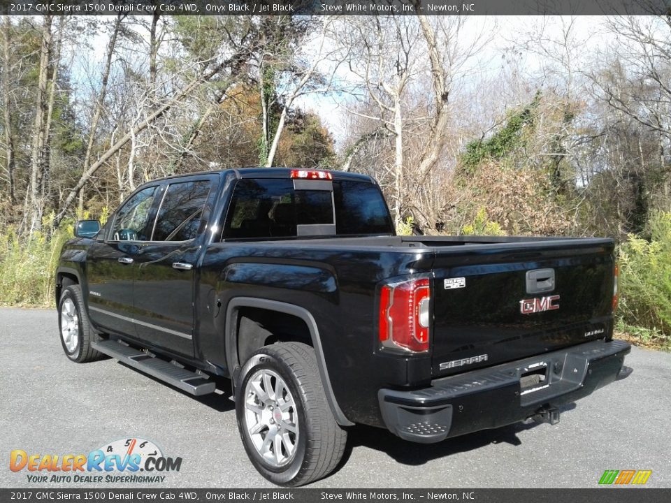 2017 GMC Sierra 1500 Denali Crew Cab 4WD Onyx Black / Jet Black Photo #10