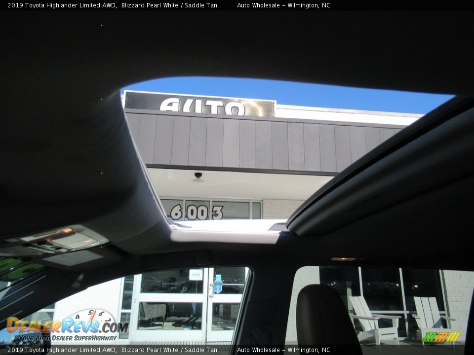 2019 Toyota Highlander Limited AWD Blizzard Pearl White / Saddle Tan Photo #14