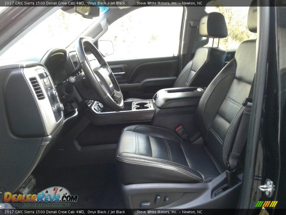 2017 GMC Sierra 1500 Denali Crew Cab 4WD Onyx Black / Jet Black Photo #12