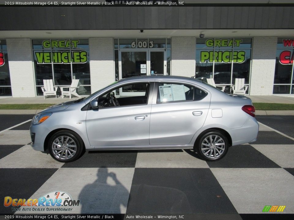 2019 Mitsubishi Mirage G4 ES Starlight Silver Metallic / Black Photo #1