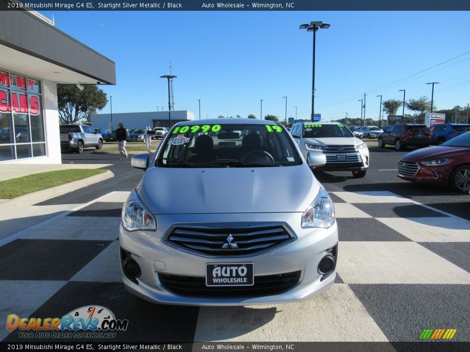 2019 Mitsubishi Mirage G4 ES Starlight Silver Metallic / Black Photo #2