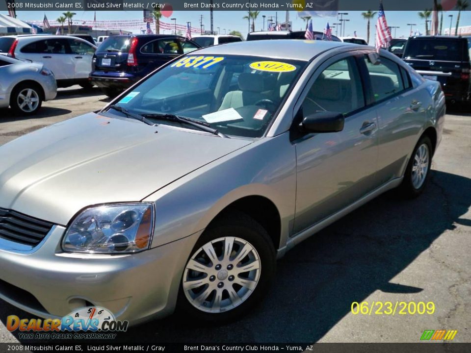 2008 Mitsubishi Galant ES Liquid Silver Metallic / Gray Photo #1