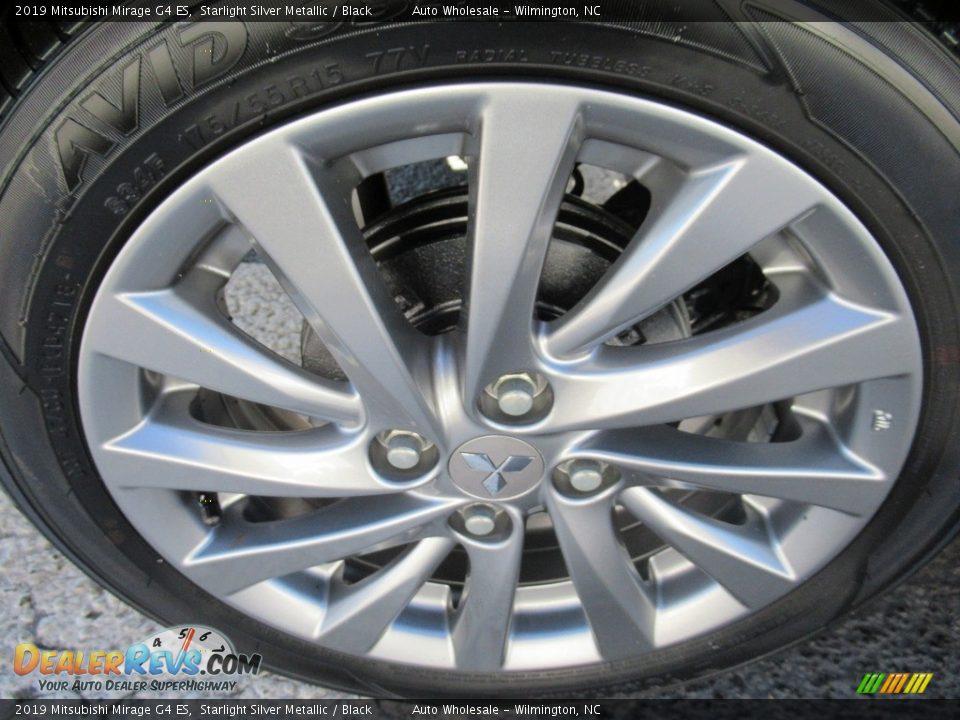 2019 Mitsubishi Mirage G4 ES Starlight Silver Metallic / Black Photo #7