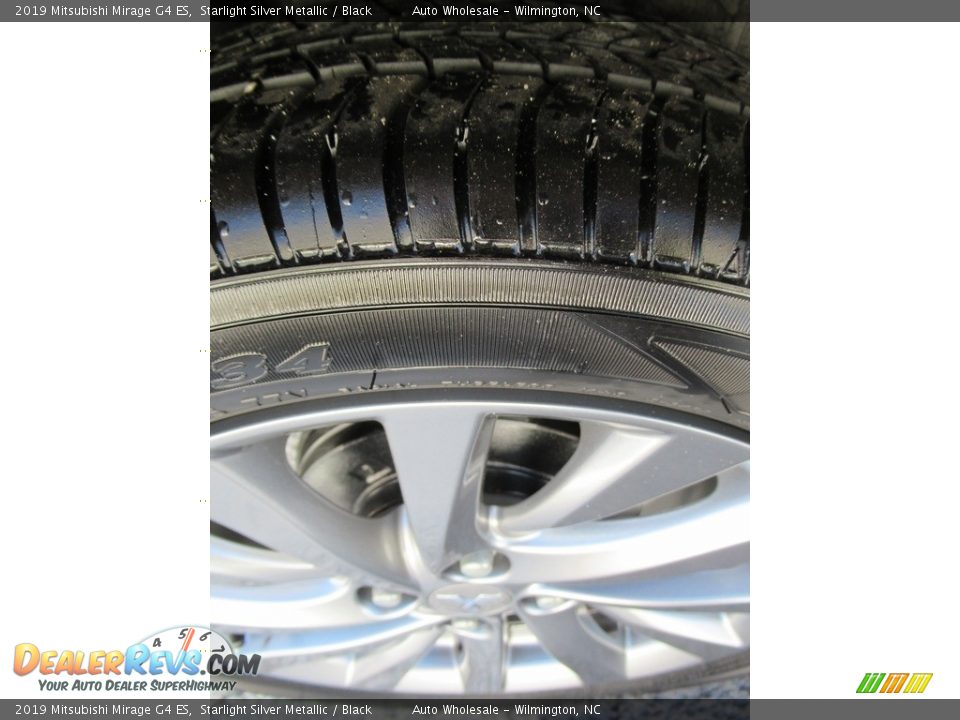 2019 Mitsubishi Mirage G4 ES Starlight Silver Metallic / Black Photo #9
