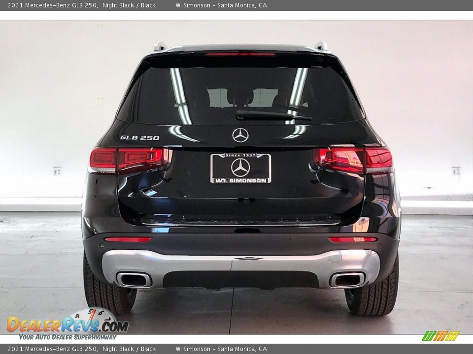 2021 Mercedes-Benz GLB 250 Night Black / Black Photo #3