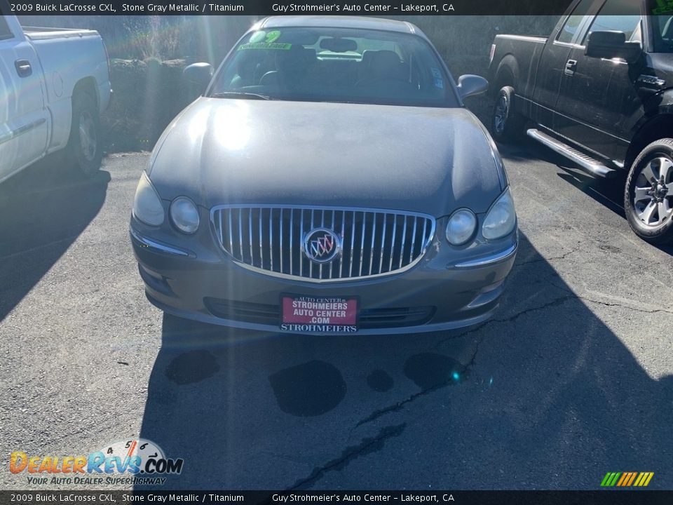 2009 Buick LaCrosse CXL Stone Gray Metallic / Titanium Photo #2