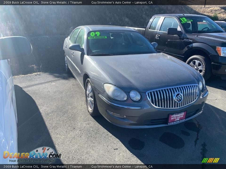 2009 Buick LaCrosse CXL Stone Gray Metallic / Titanium Photo #3