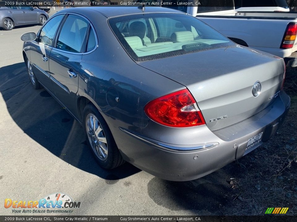 2009 Buick LaCrosse CXL Stone Gray Metallic / Titanium Photo #4